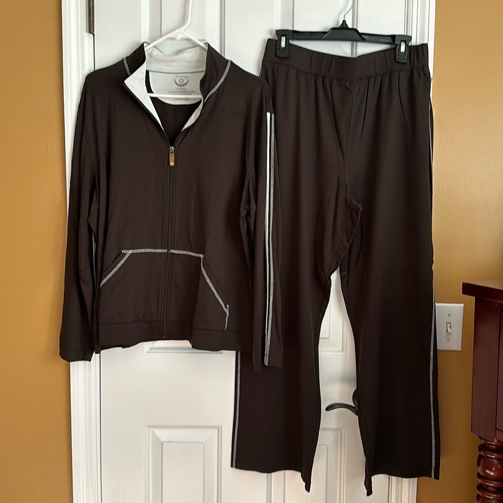Brown Women's Track Suit Set